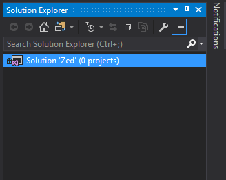 Creating a Blank Visual Studio 2017 Solution